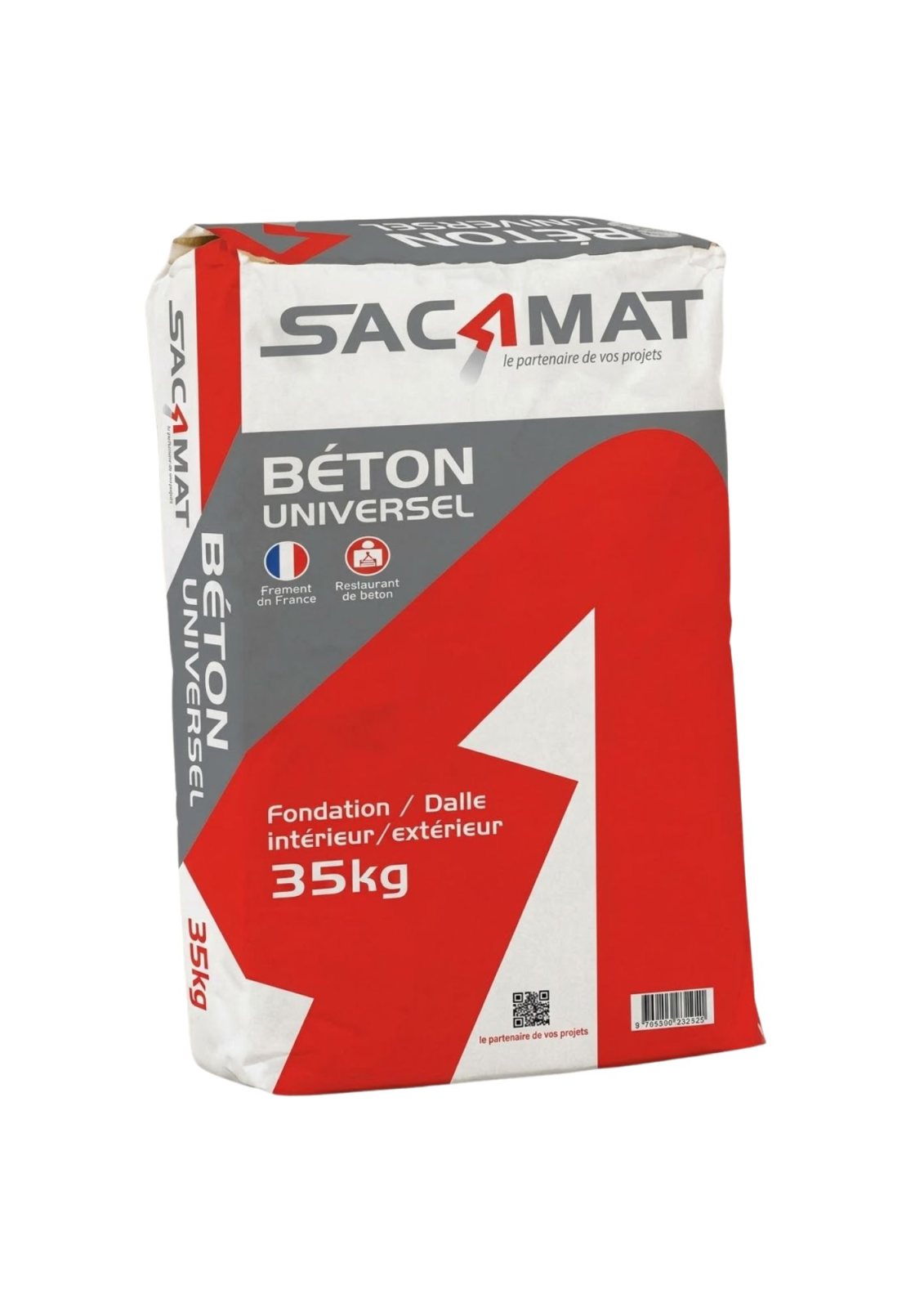 Béton prêt à l'emploi — sac de 25 kg — Clôtures Caudevel